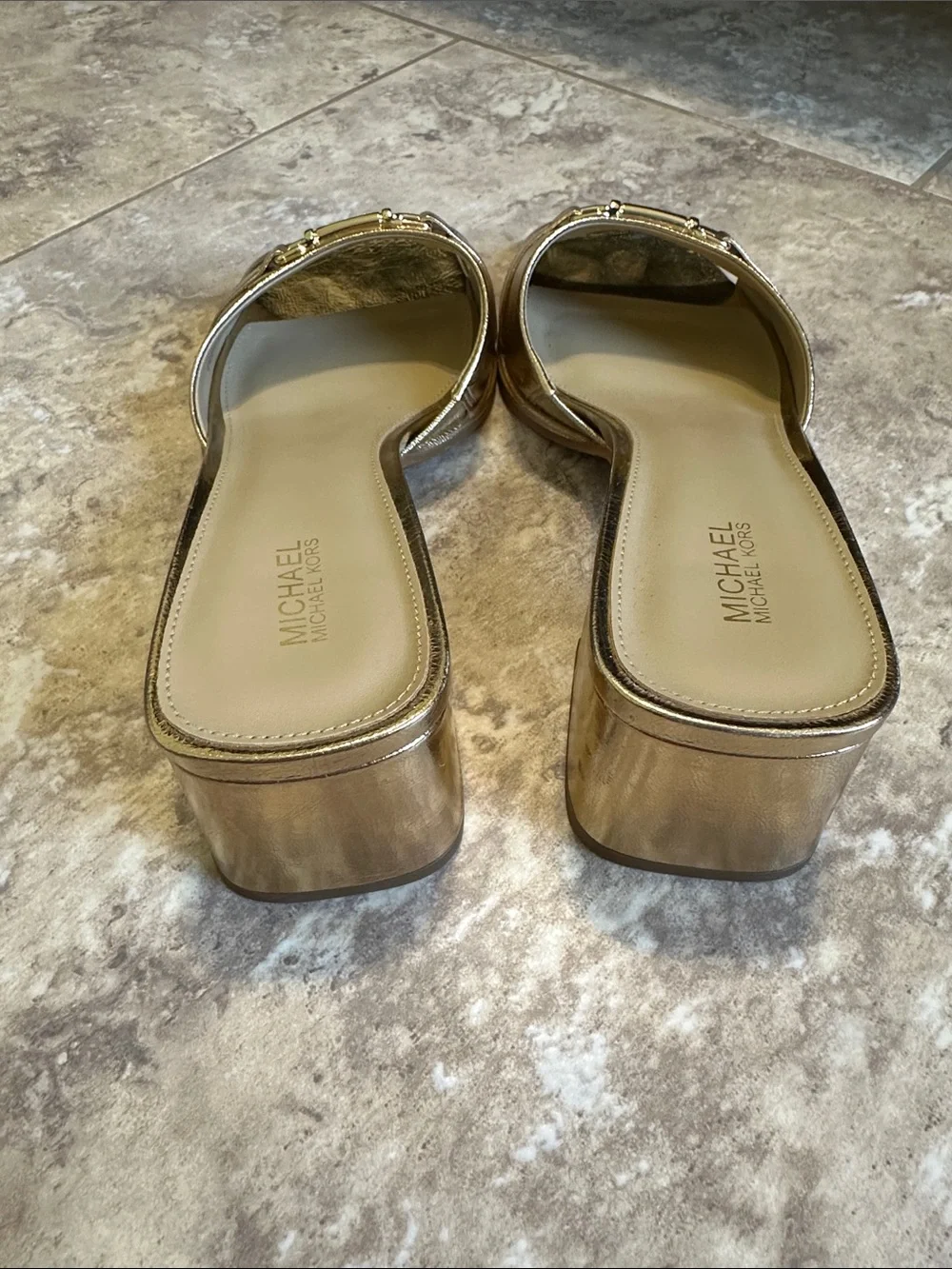 Michael Kors shiny metallic